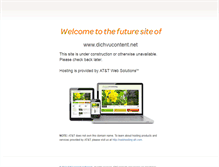 Tablet Screenshot of dichvucontent.net